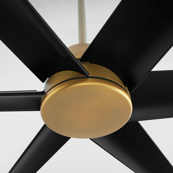 SPREE 84" Wet Unipack Fan - Brushed Brass