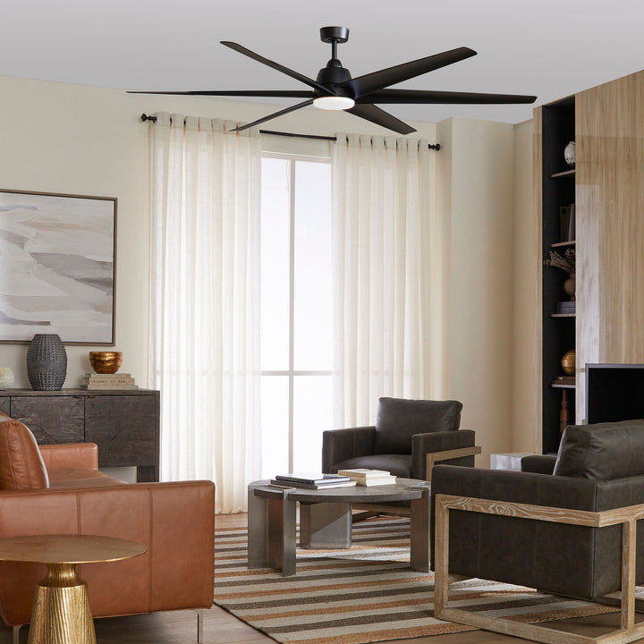 SPREE 84" Wet Unipack Fan - Matte Black