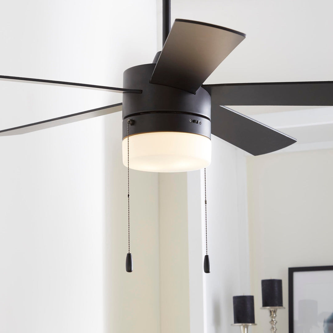 MAXWELL 52” Matte Black LED Ceiling Fan