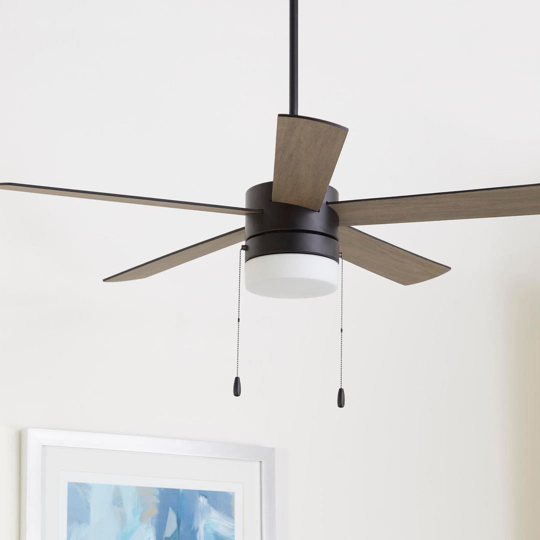 MAXWELL 52” Matte Black LED Ceiling Fan
