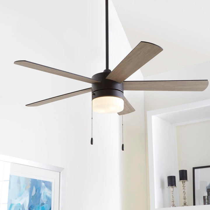 MAXWELL 52” Matte Black LED Ceiling Fan