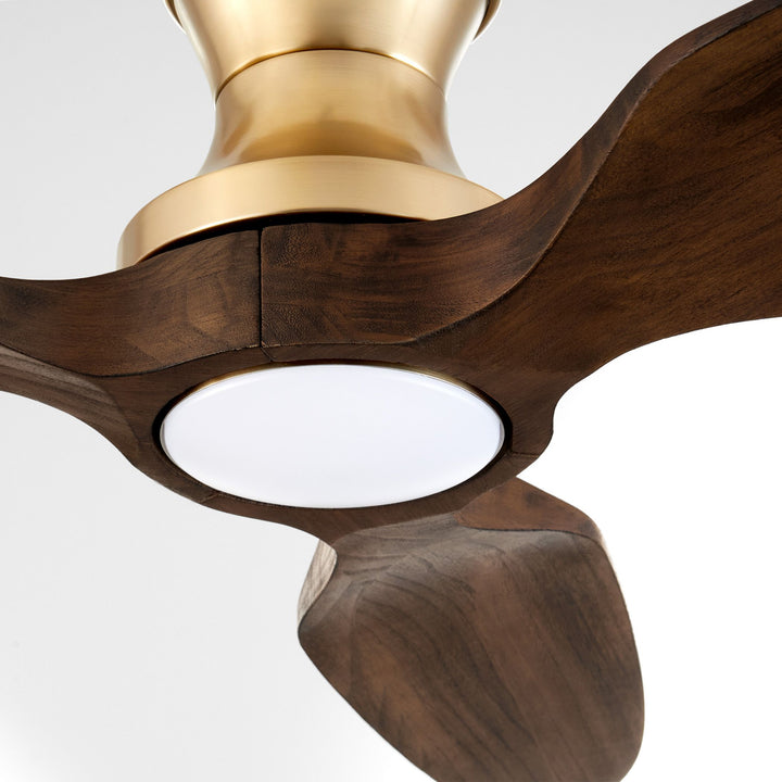 VELETA 56" Hugger - Aged Brass