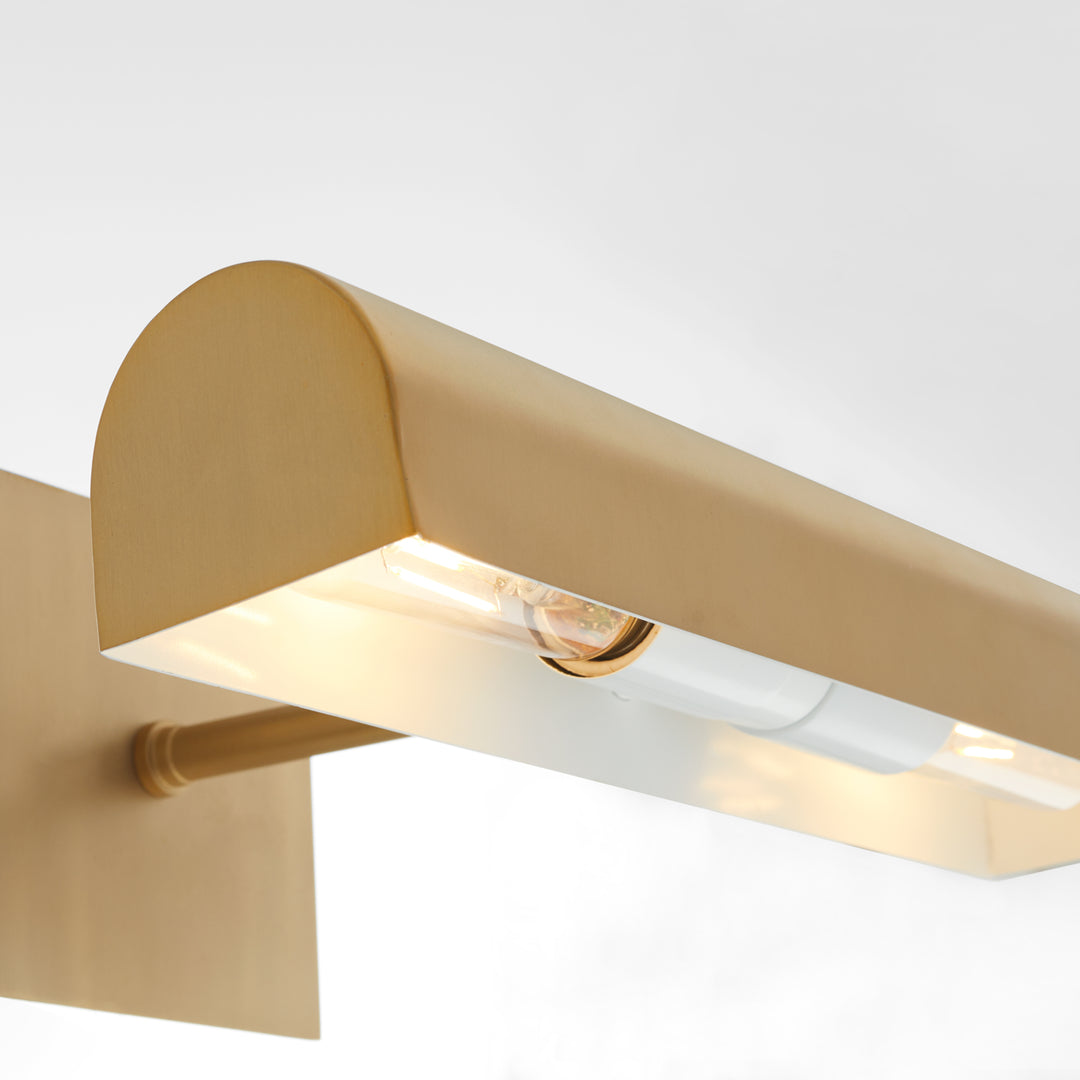 15" Picture Light - Aged Brass
