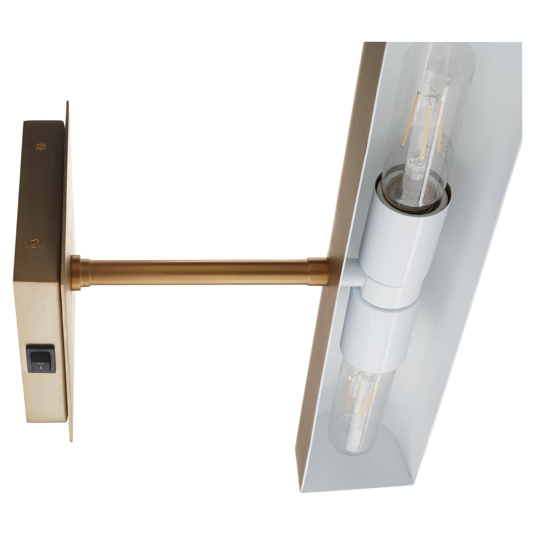 15" Picture Light - Aged Brass