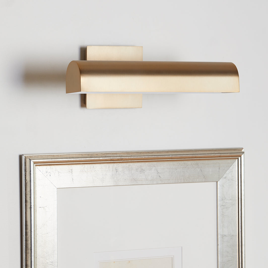 15" Picture Light - Aged Brass