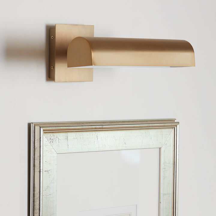 15" Picture Light - Aged Brass
