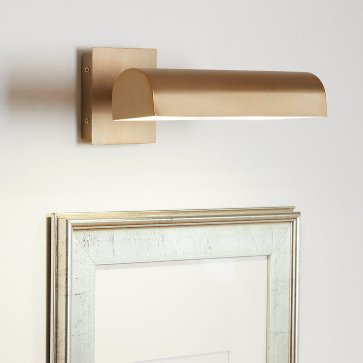 15" Picture Light - Aged Brass