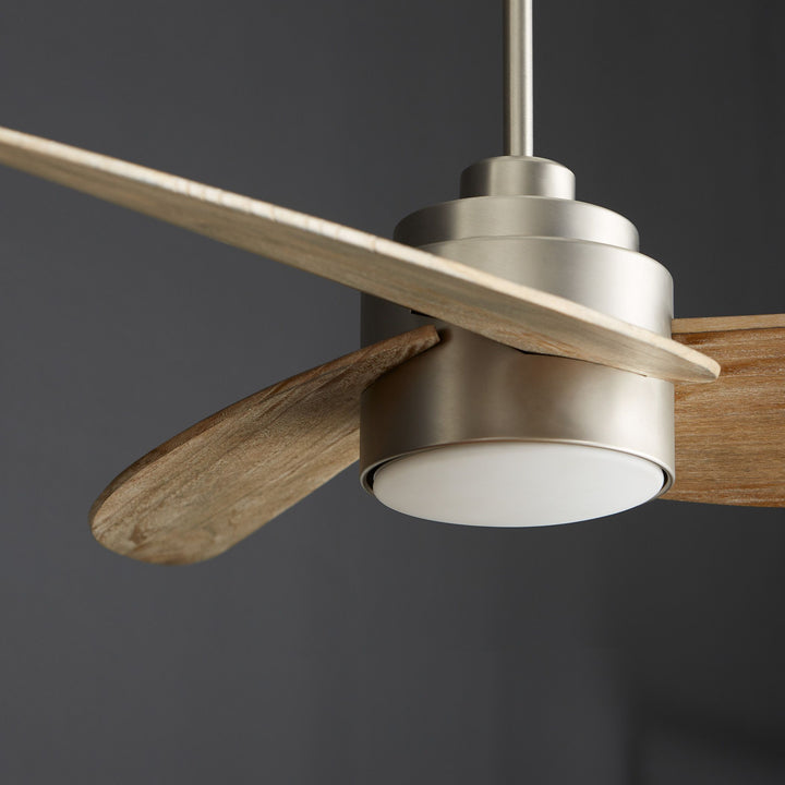 Trinity 3 Blade Satin Nickel Contemporary Ceiling Fan