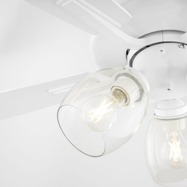 OVATION 3 Light Clear Glass - Studio White