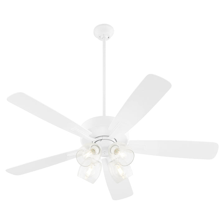 OVATION 4 Light Clear Glass - Studio White