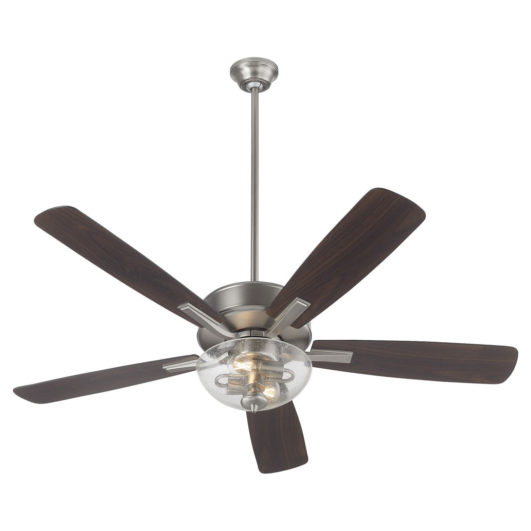 OVATION Clear Seeded Bowl - Satin Nickel