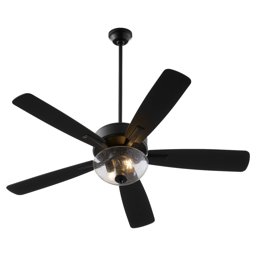 OVATION 52" Clear Seeded Bowl Matte Black