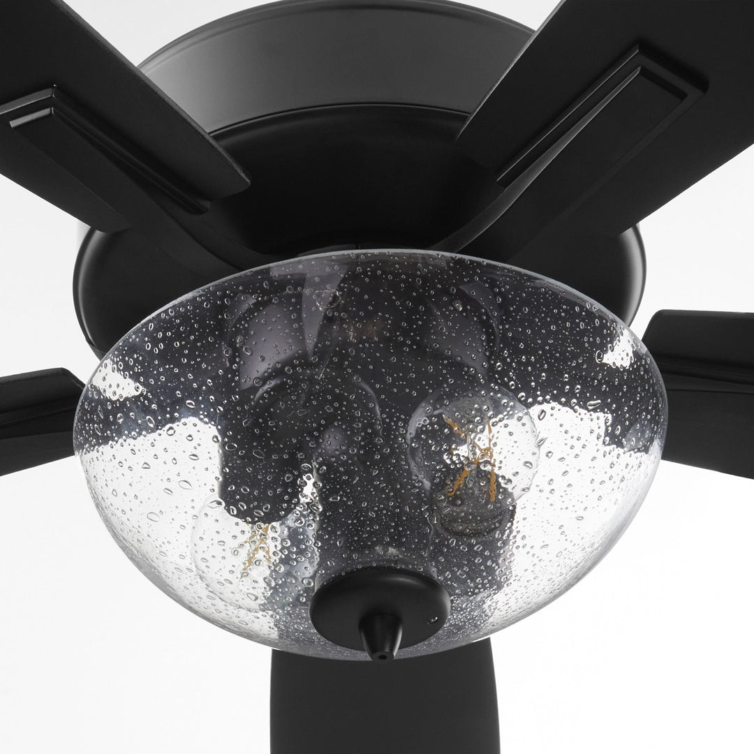 OVATION 52" Clear Seeded Bowl Matte Black