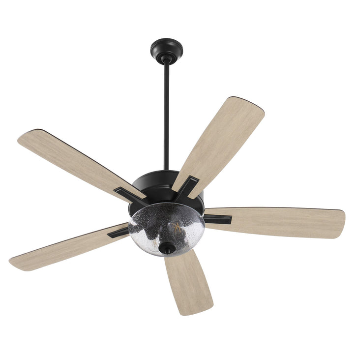 OVATION 52" Clear Seeded Bowl Matte Black