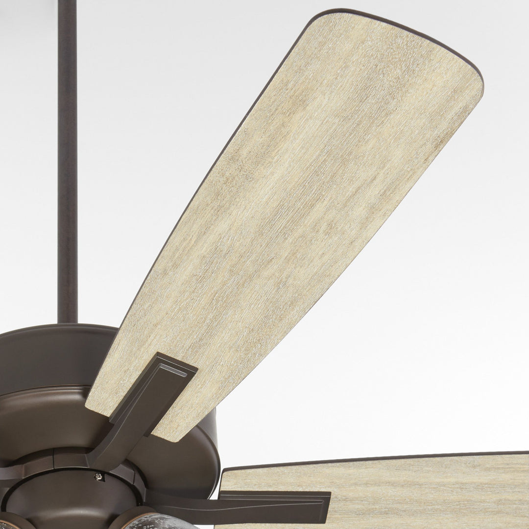OVATION 52" 3-Light Clear Seeded - Oiled Bronze