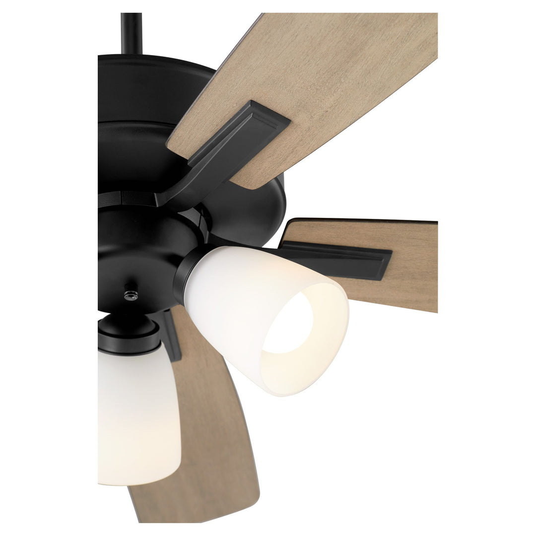 OVATION 52" 3-Light Opal Matte Black