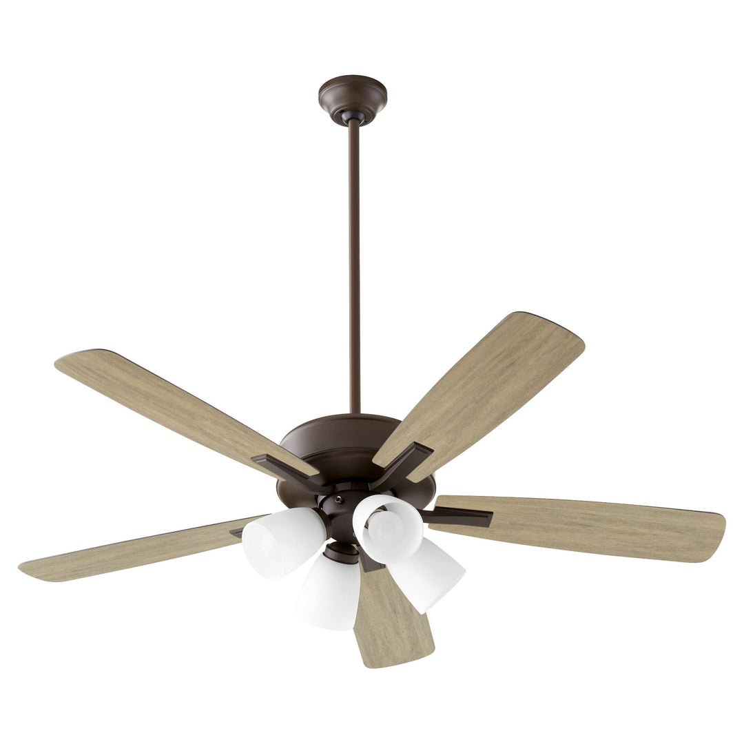 OVATION 52" 4-Light Opal - Oiled Bronze