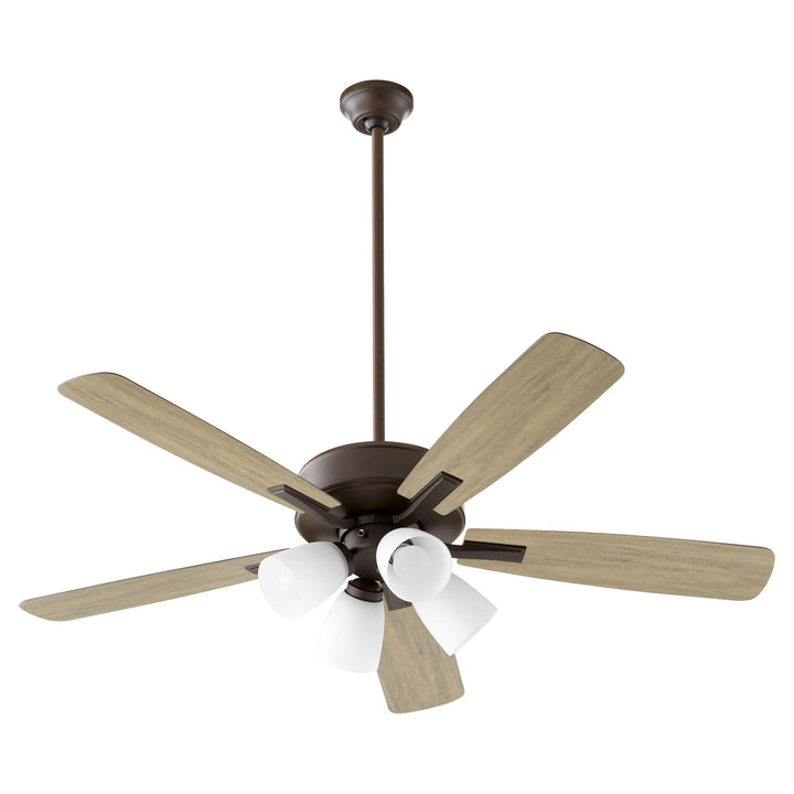OVATION 52" 4-Light Opal - Oiled Bronze