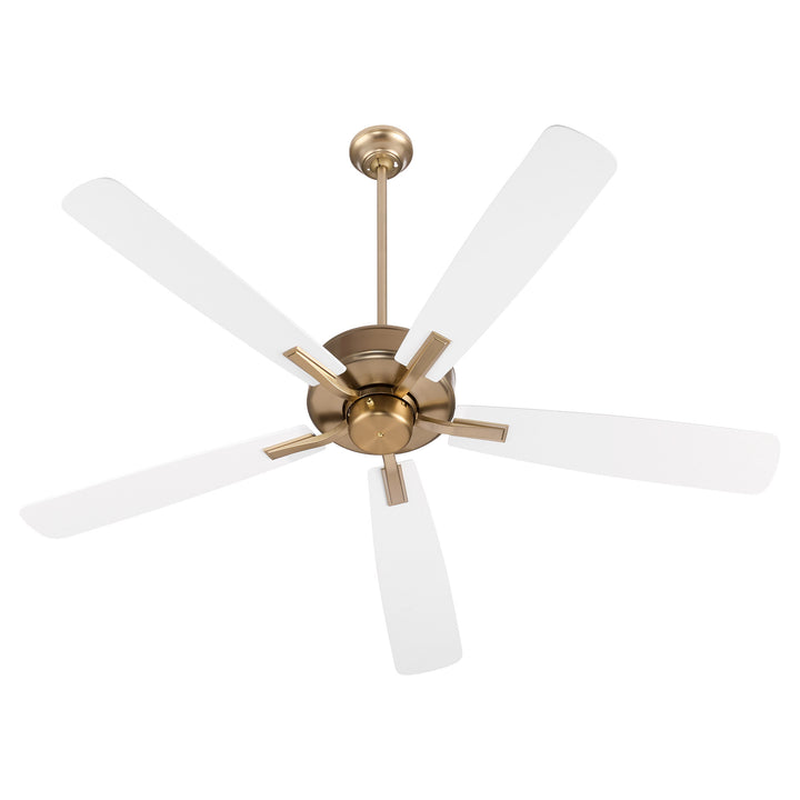 Ovation 60” 5 Blade Fan – Aged Brass/Studio White