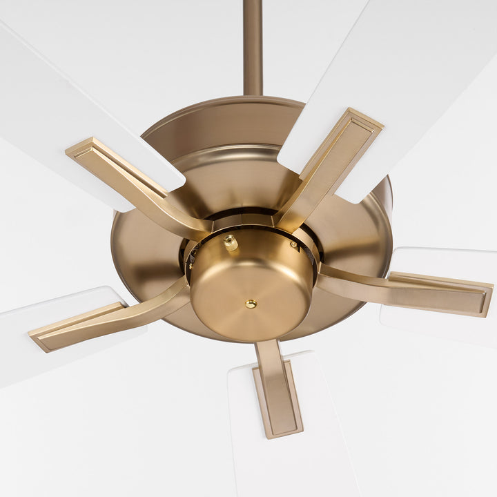 Ovation 60” 5 Blade Fan – Aged Brass/Studio White