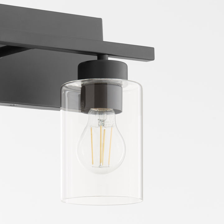 Carter 3 Light Vanity - Matte Black
