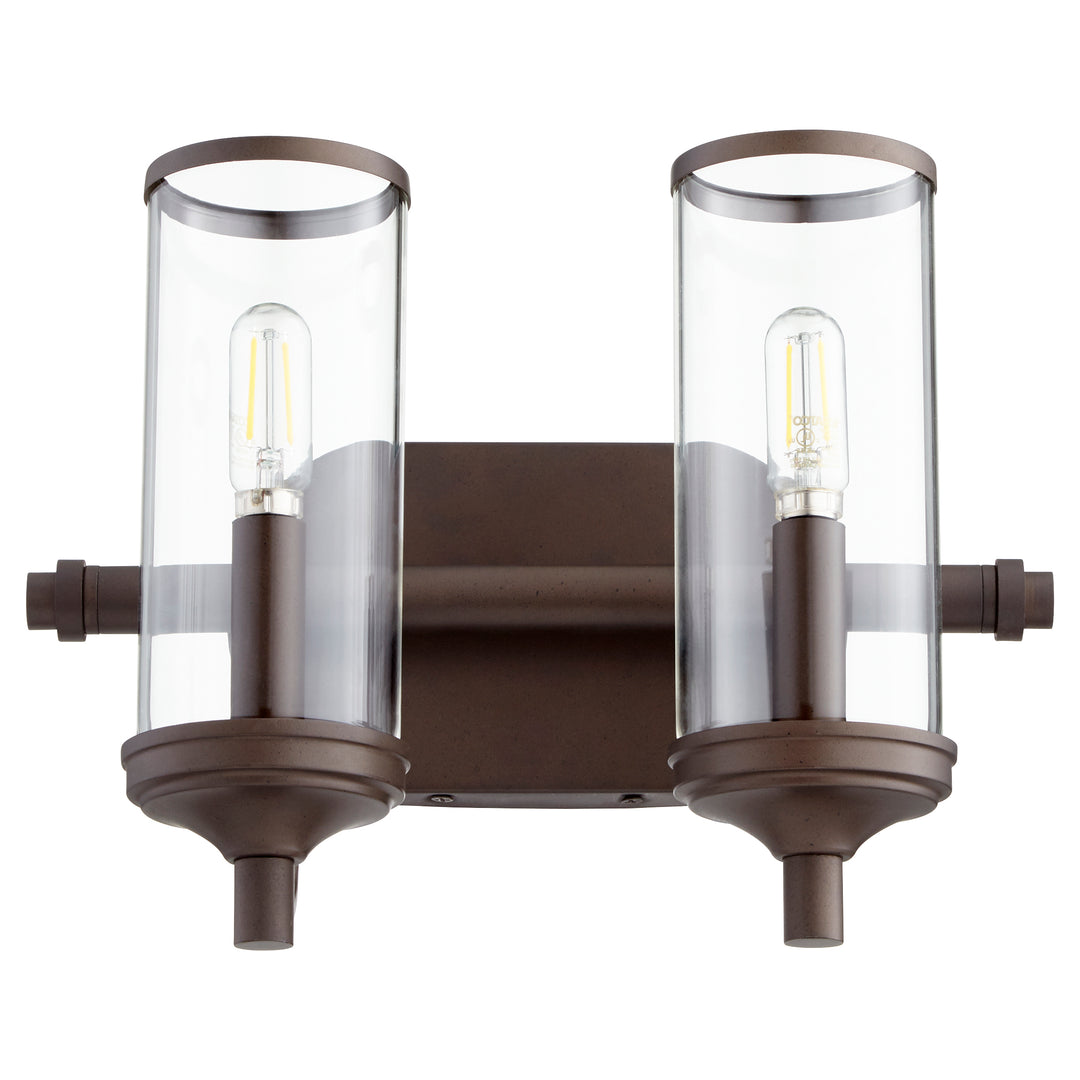COLLINS 2 Light Vanity - Oiled Bronze