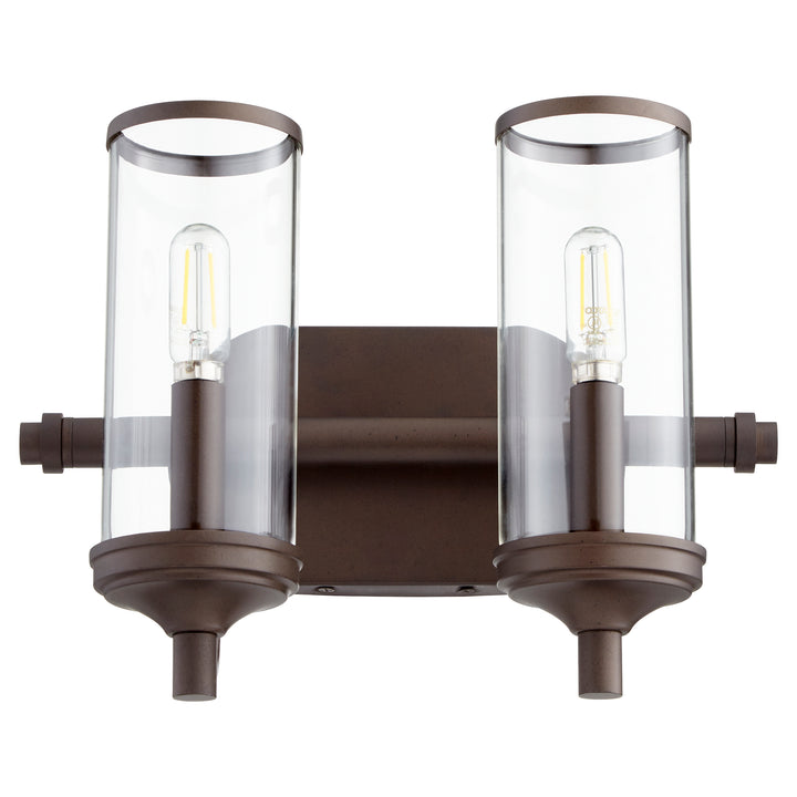 COLLINS 2 Light Vanity - Oiled Bronze