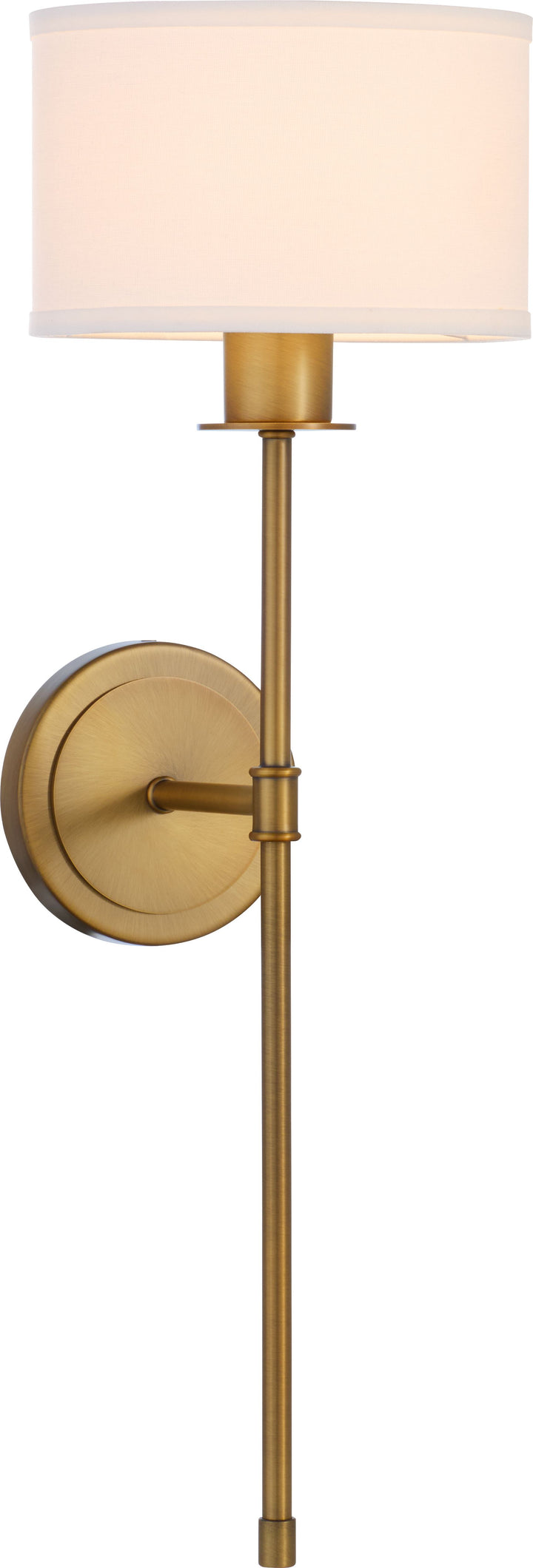 RAYBURN 1 Light  Wall Mount - Brushed Brass