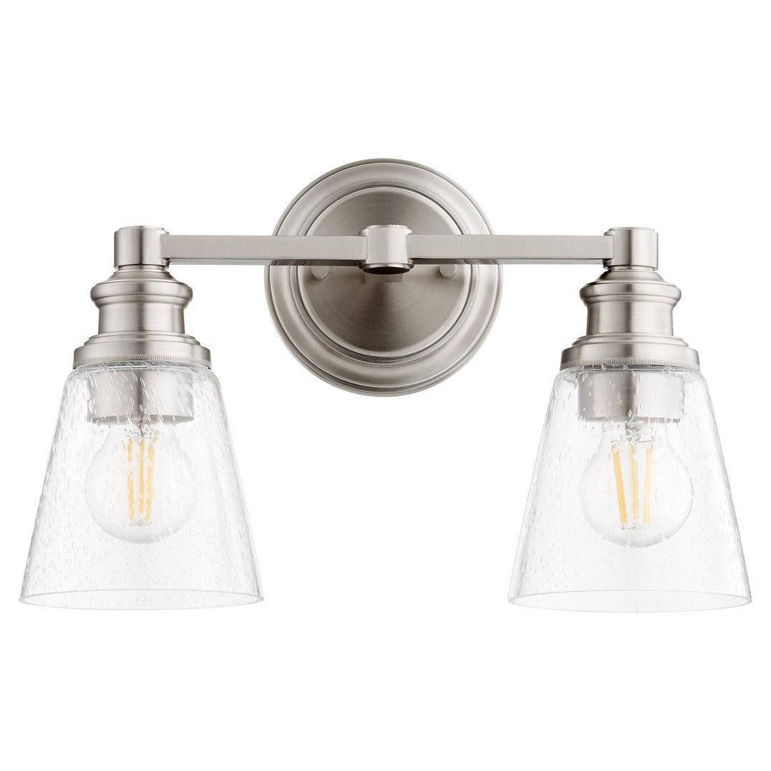 Dunbar 2 Light Soft Contemporary Satin Nickel Vanity