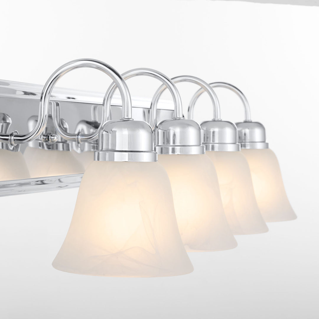 4 Light Traditional Chrome  Vanity