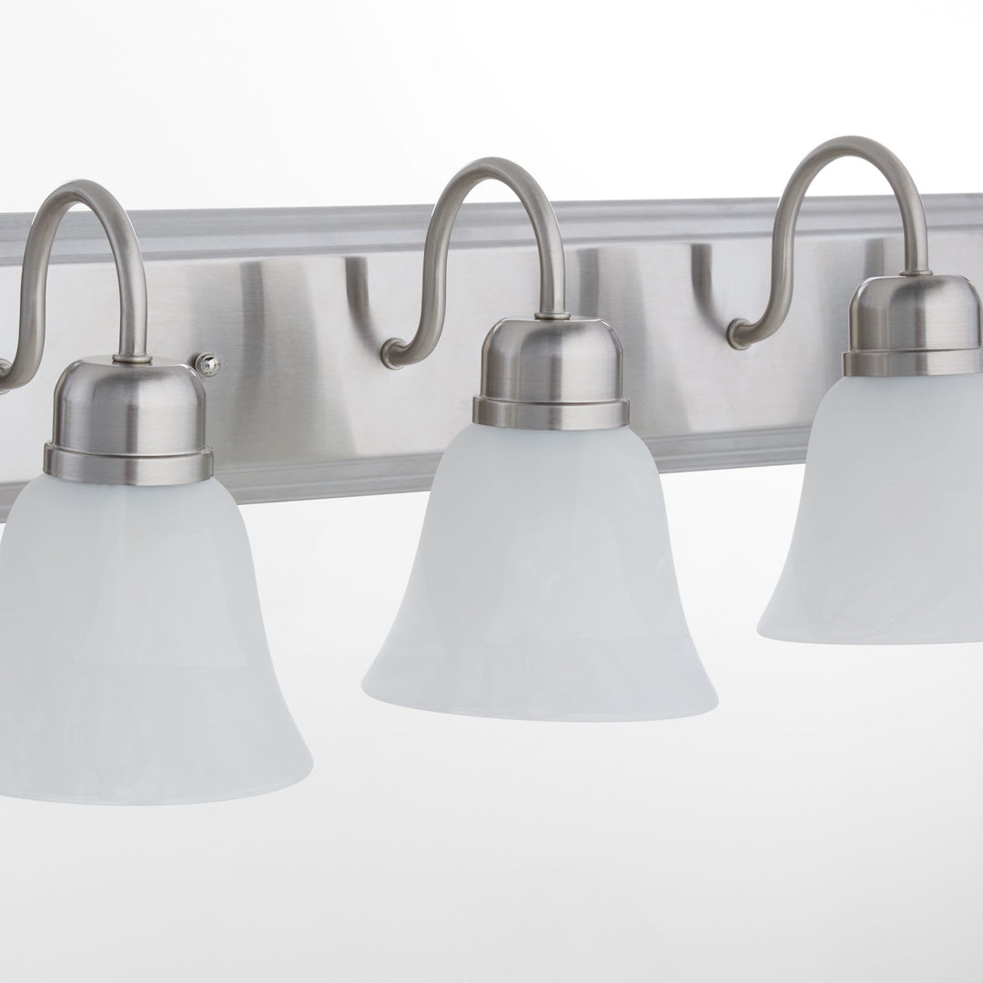 4 Light Traditional Satin Nickel  Vanity