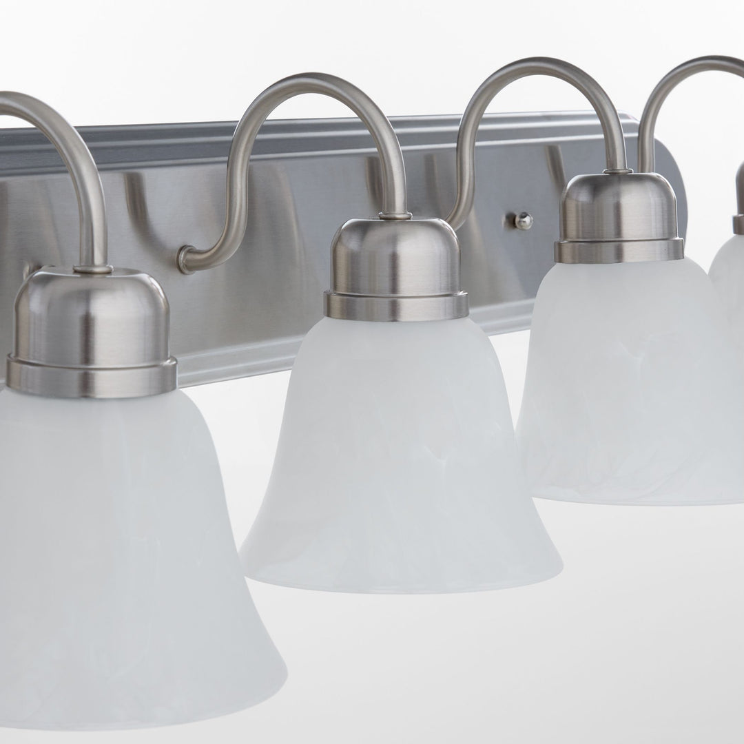 4 Light Traditional Satin Nickel  Vanity