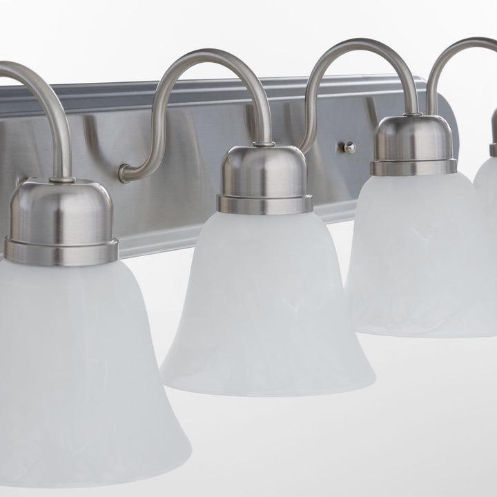 4 Light Traditional Satin Nickel  Vanity