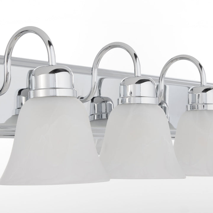 5 Light Traditional Chrome  Vanity