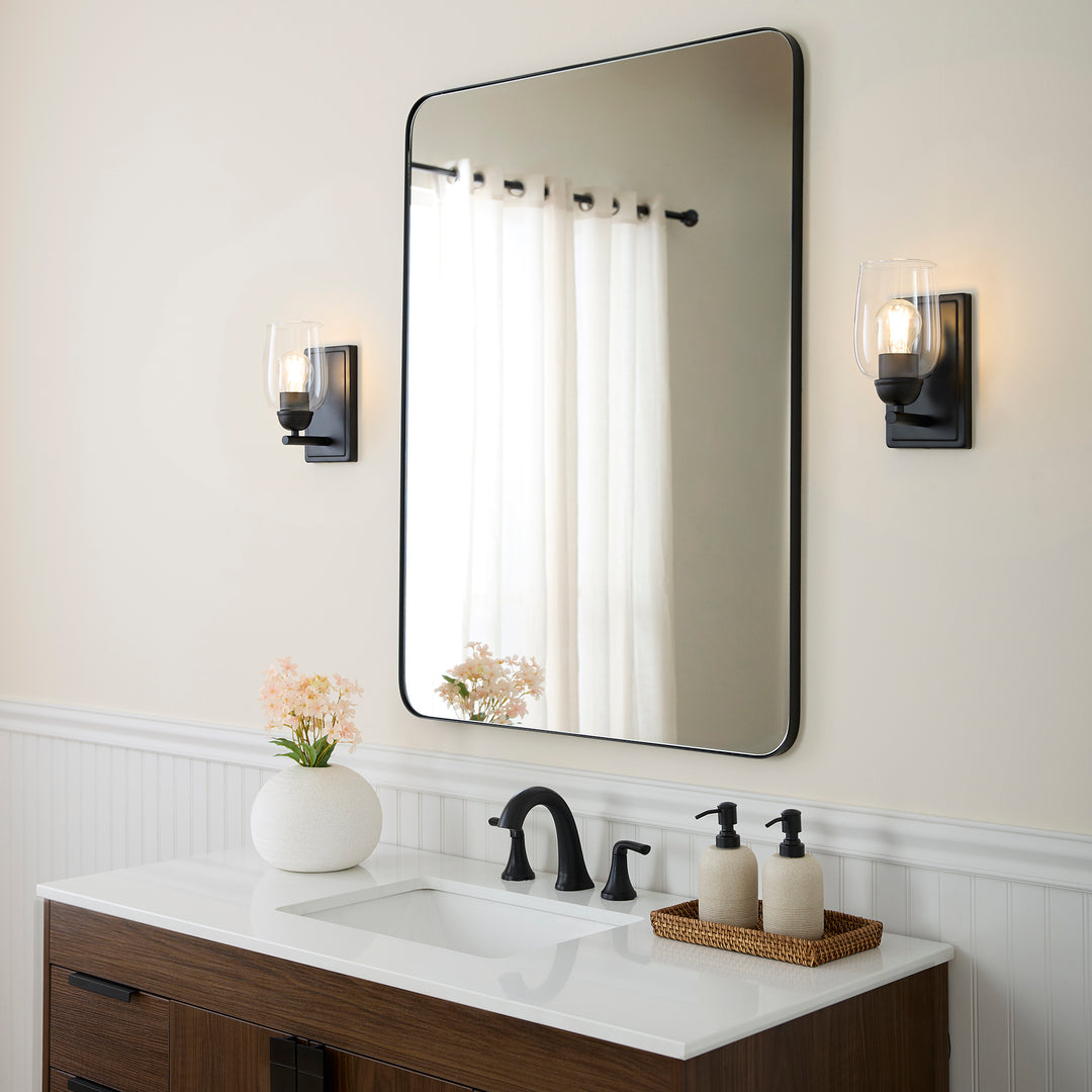 WALLINGER 1 Light Wall Mount - Matte Black