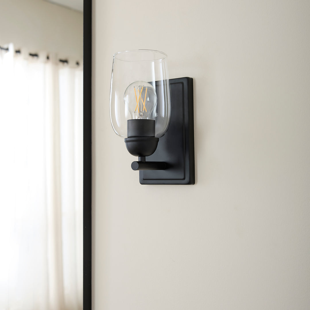 WALLINGER 1 Light Wall Mount - Matte Black