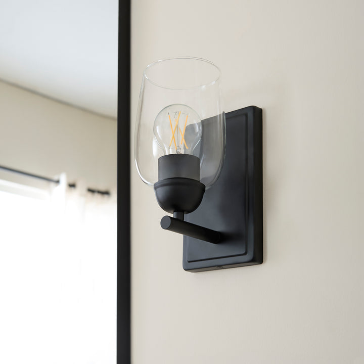 WALLINGER 1 Light Wall Mount - Matte Black