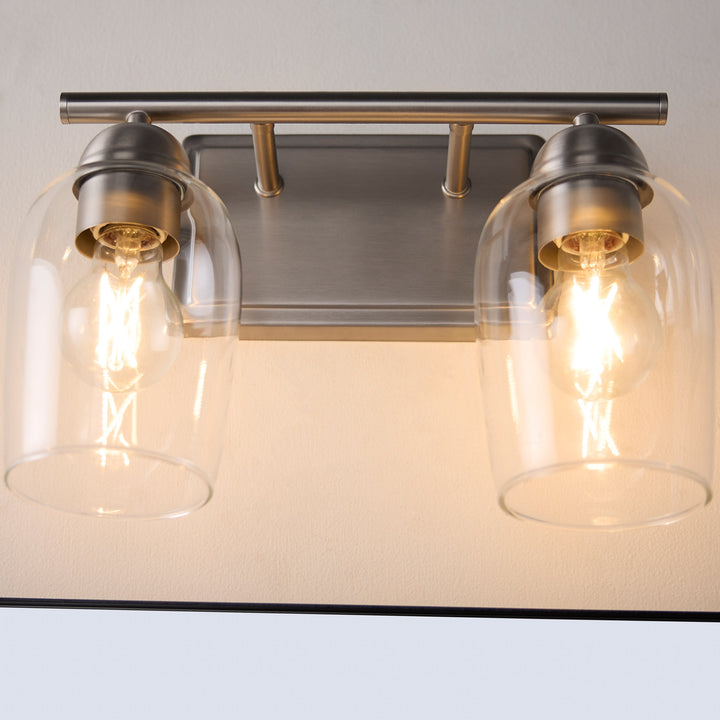 WALLINGER 2 Light Vanity - Satin Nickel