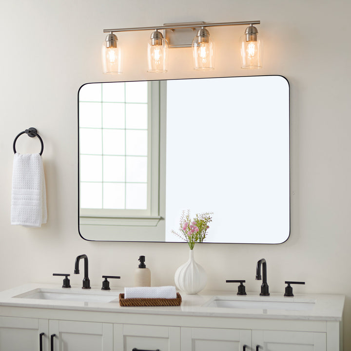 WALLINGER 4 Light Vanity - Satin Nickel