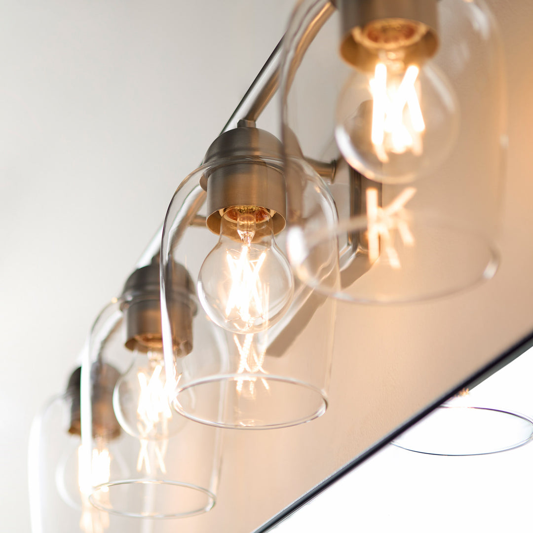 WALLINGER 4 Light Vanity - Satin Nickel