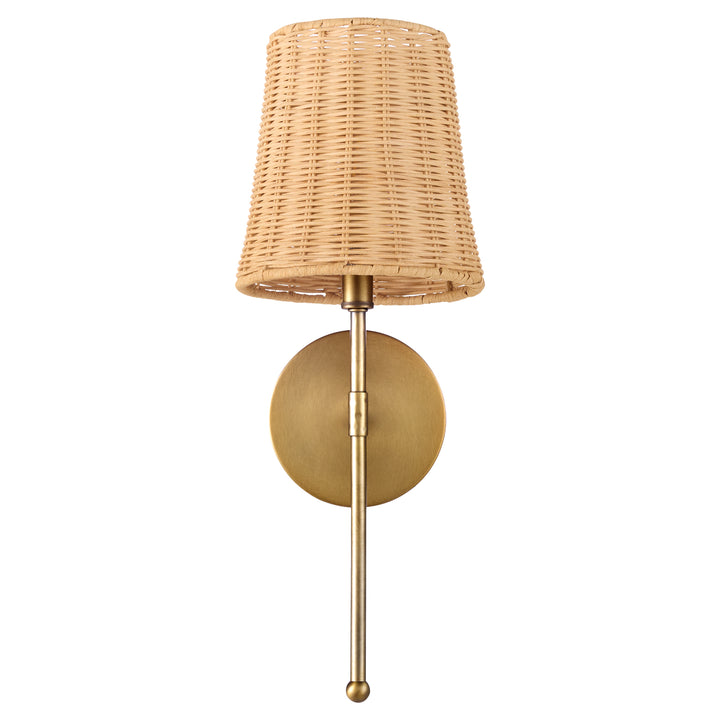 FAIRVIEW 1 Light Wall Mount - Brushed Brass