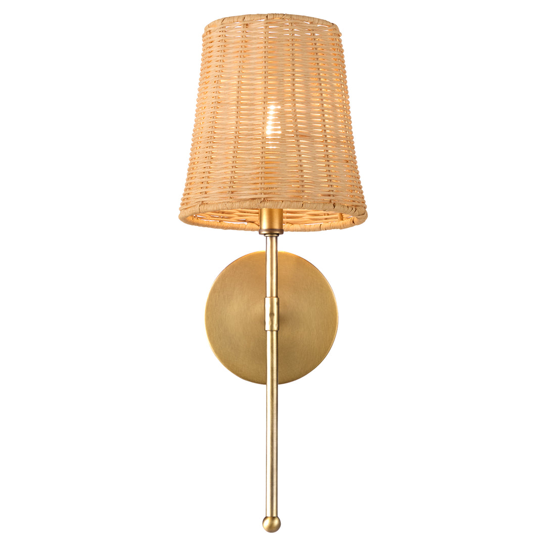 FAIRVIEW 1 Light Wall Mount - Brushed Brass