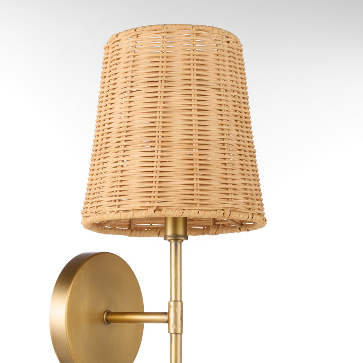 FAIRVIEW 1 Light Wall Mount - Brushed Brass
