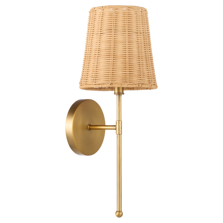 FAIRVIEW 1 Light Wall Mount - Brushed Brass
