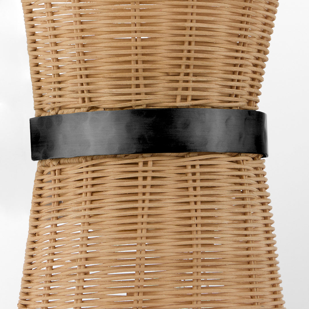 FAIRVIEW 2 Light Wall Sconce - Matte Black