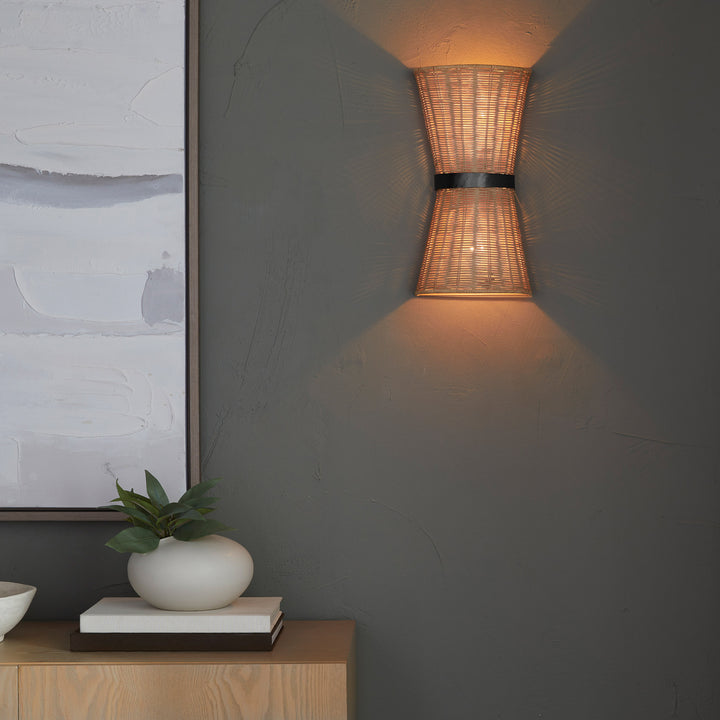 FAIRVIEW 2 Light Wall Sconce - Matte Black
