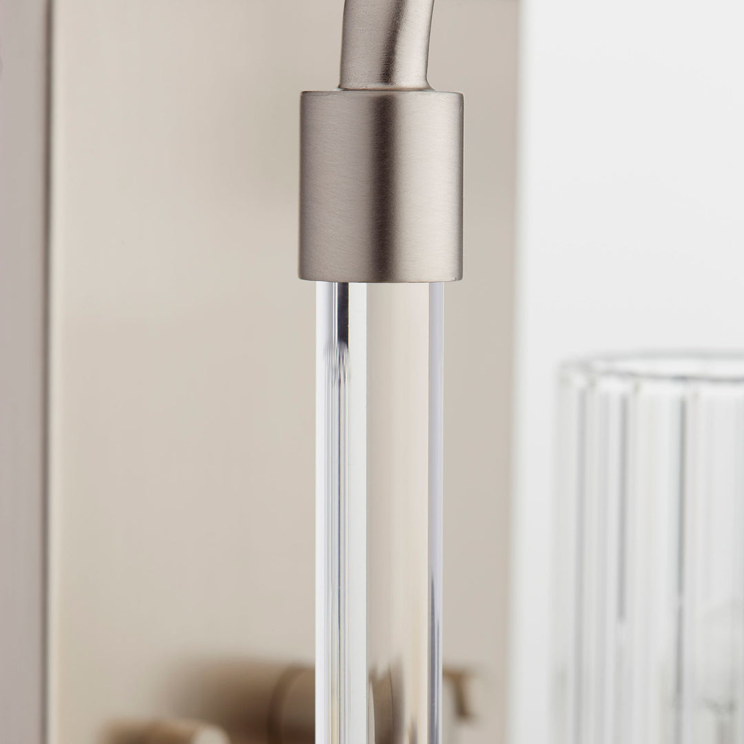 CITADEL 1 Light Wall Mount - Satin Nickel