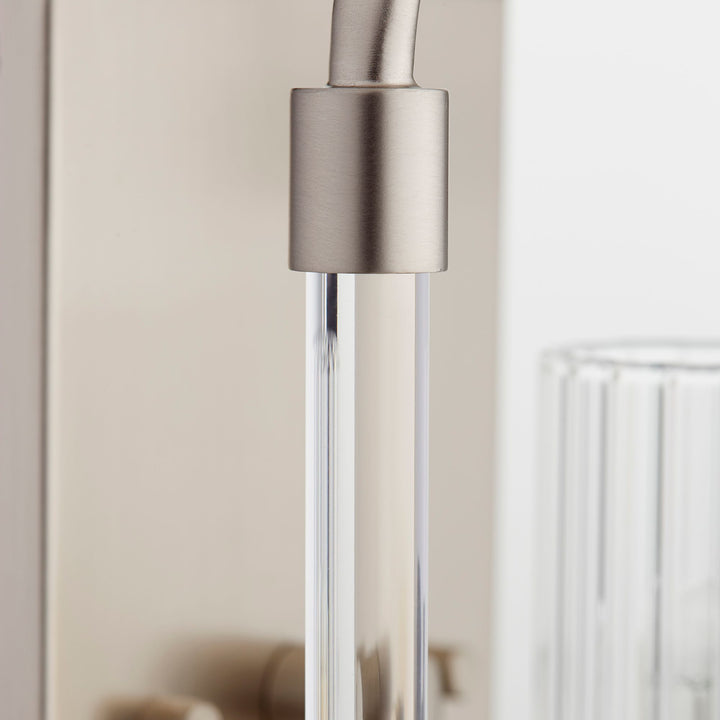 CITADEL 1 Light Wall Mount - Satin Nickel