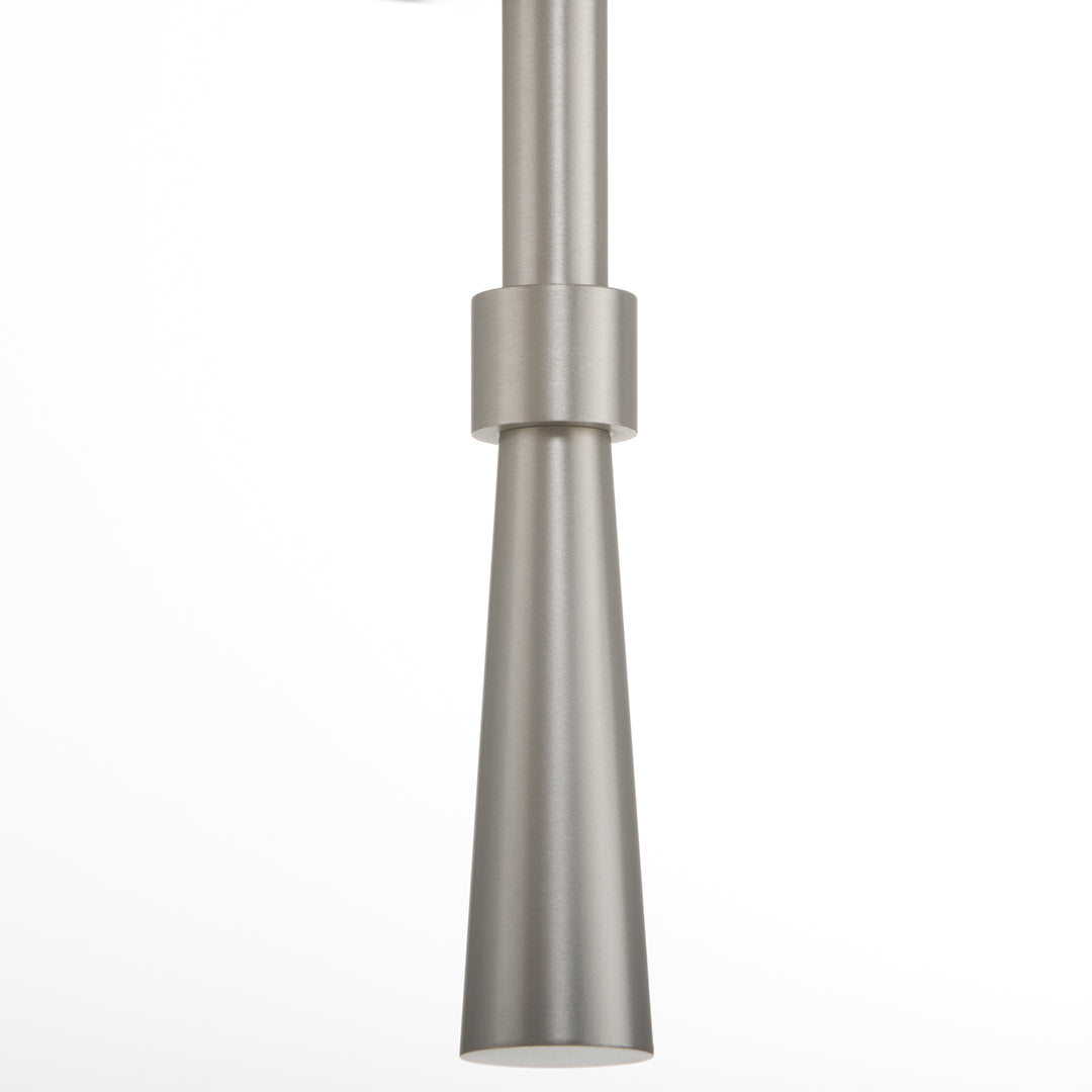 Goodwin 1 Light Tall Wall Mount W/ Opal - Satin Nickel