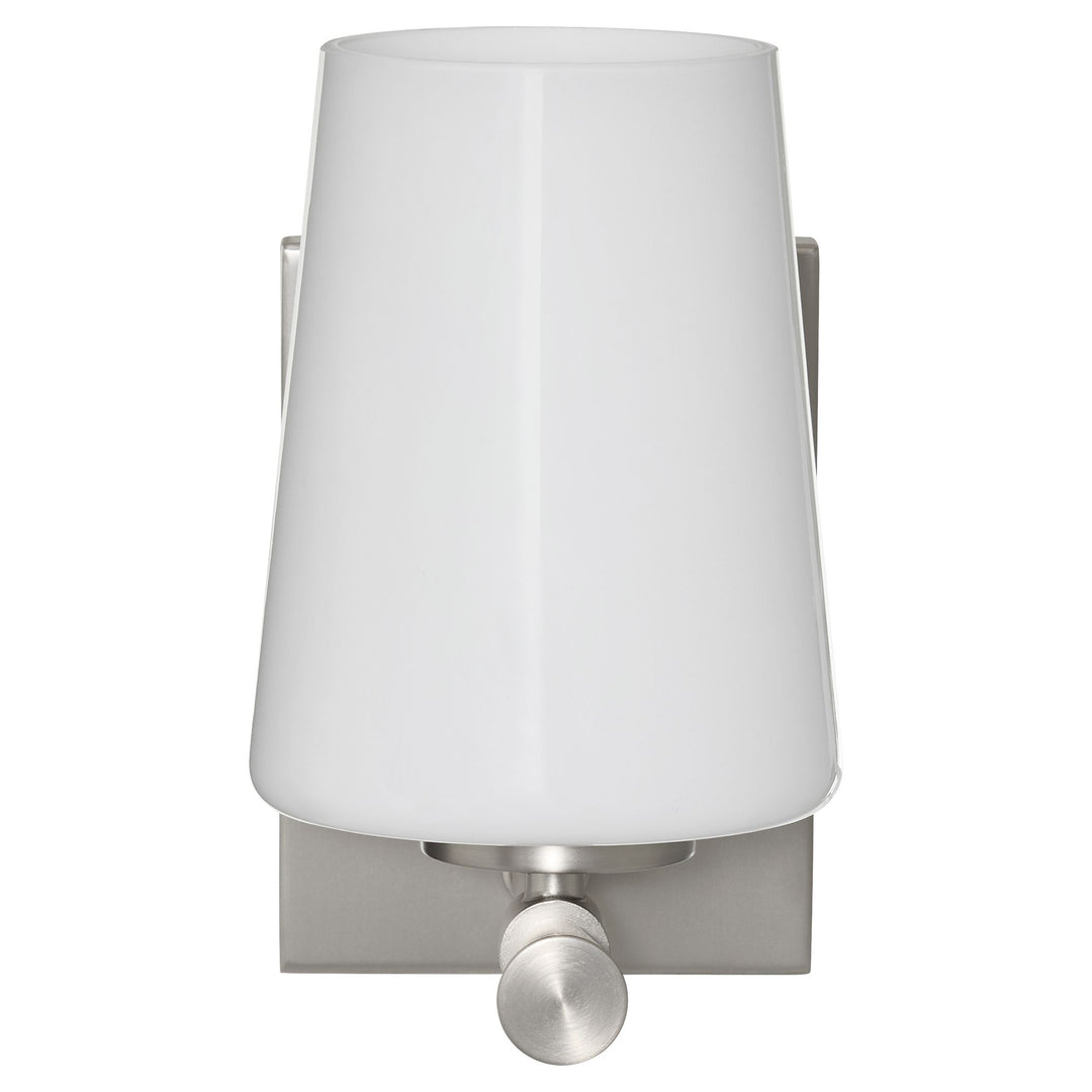 Goodwin 1 Light Wall Mount W/ Opal - Satin Nickel